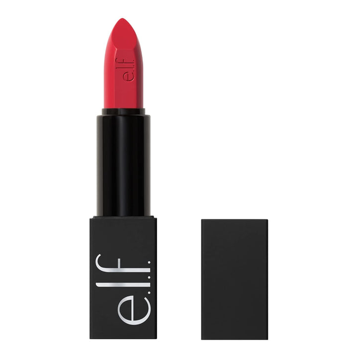 e.l.f. O Face Satin Lipstick, Richly Pigmented, Nourishing &amp; Long-Lasting Creamy Lipstick, Infused With Jojoba, Vegan &amp; Cruelty-Free, Own It