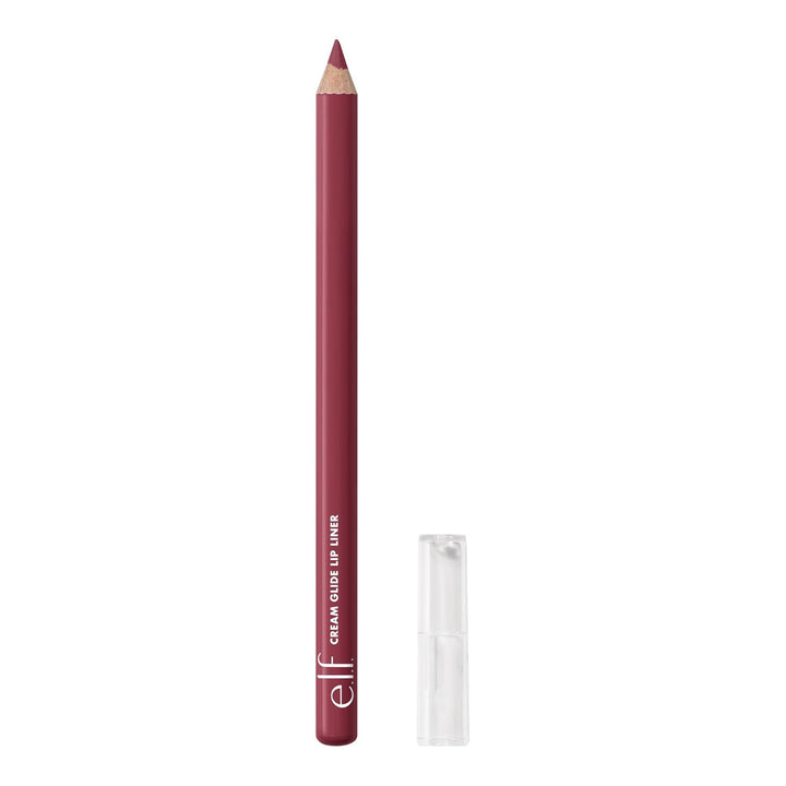 e.l.f. Cream Glide Lip Liner, Highly-Pigmented Pencil For Shaping &amp; Sculpting Lips, Semi-Matte Finish, Vegan &amp; Cruelty-Free