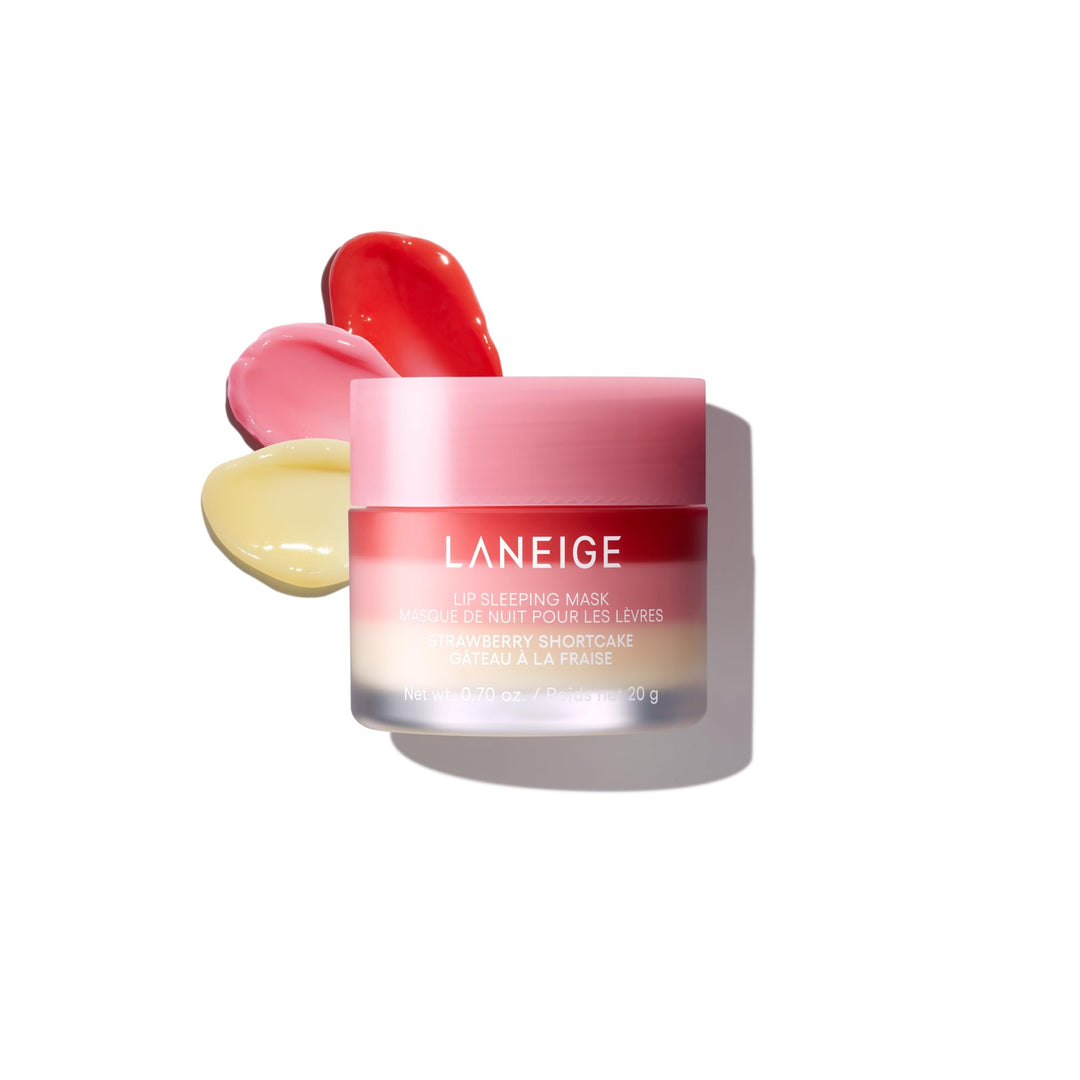 LANEIGE Lip Sleeping Mask: Korean Overnight Treatment For Dry Lips | Hydrating &amp; Nourishing Overnight Lip Treatment Mask with Vitamin C, Shea &amp; Murumuru Seed Butter