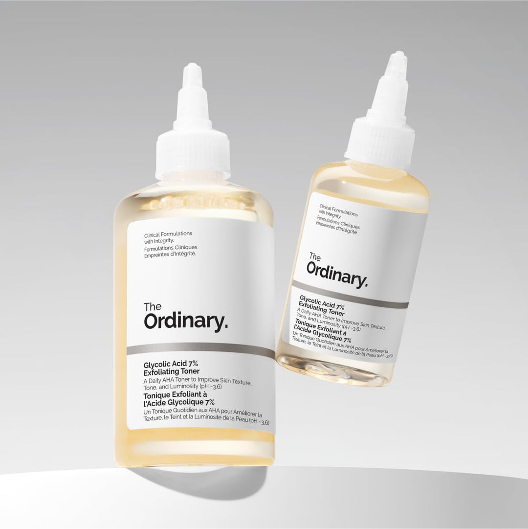 The Ordinary Glycolic Acid 7% Exfoliating Toner, Brightening and Smoothing Daily Toner for More Even-Looking Skin Tone