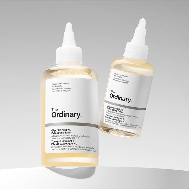 The Ordinary Glycolic Acid 7% Exfoliating Toner, Brightening and Smoothing Daily Toner for More Even-Looking Skin Tone