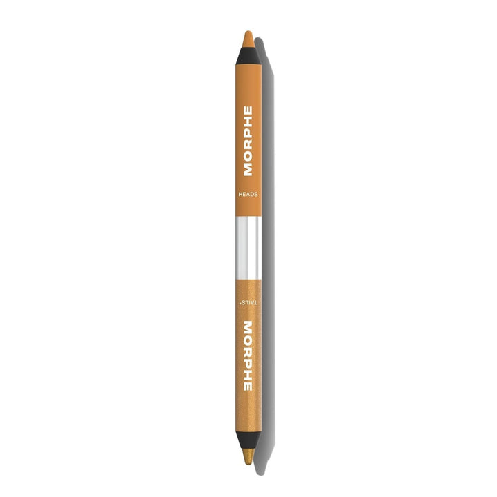 Morphe Bi-Liner Dual-Ended Gel Eyeliner Pencil - Matte &amp; Metallic Eye Liner Duo with Long Lasting Waterproof Color for Precise and Smoked Eye Makeup Looks