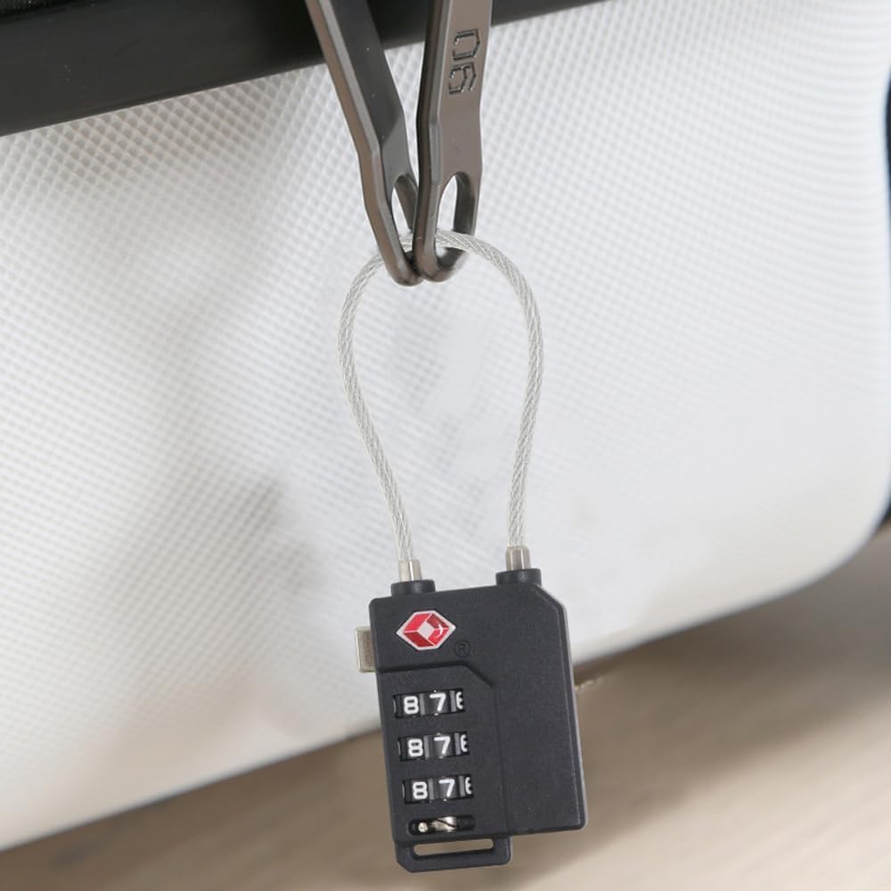 Code Lock for Travel Luggage Password Changeable Lock - Black - Style 2
