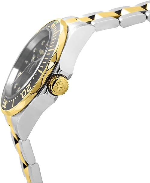 Invicta 8934 Pro Diver Men's Black Dial Stainless Steel Band Watch - 3alababak
