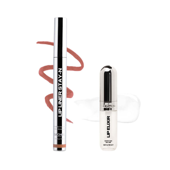 Sacheu Lip Liner STAY-N Peel Off Lip Stain — Long Lasting Matte Lip Tattoo Transfer Proof Lipstain Infused with Hyaluronic Acid &amp; Vitamin E for All Skin Types — Vegan &amp; Cruelty-Free