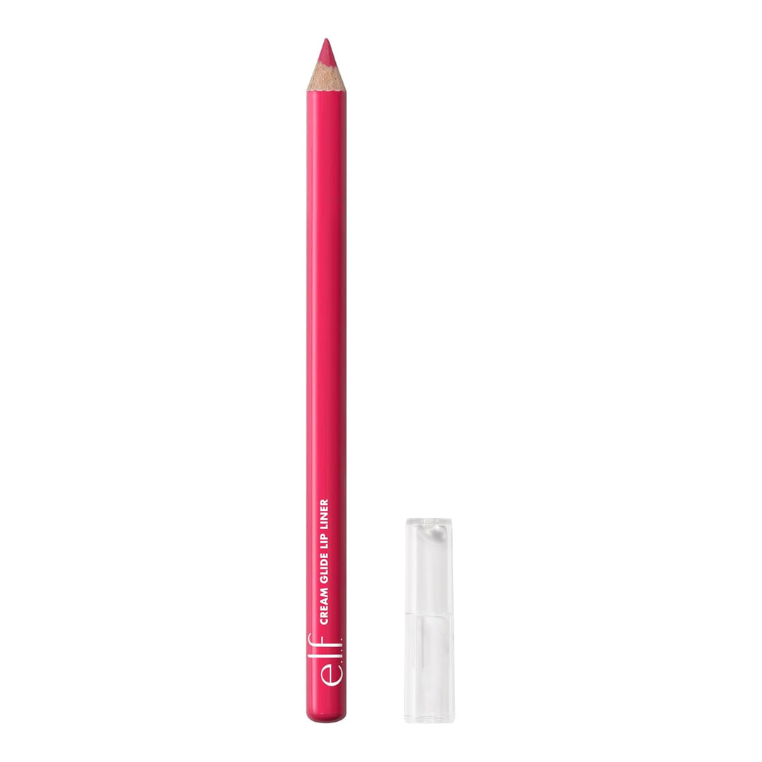 e.l.f. Cream Glide Lip Liner, Highly-Pigmented Pencil For Shaping &amp; Sculpting Lips, Semi-Matte Finish, Vegan &amp; Cruelty-Free