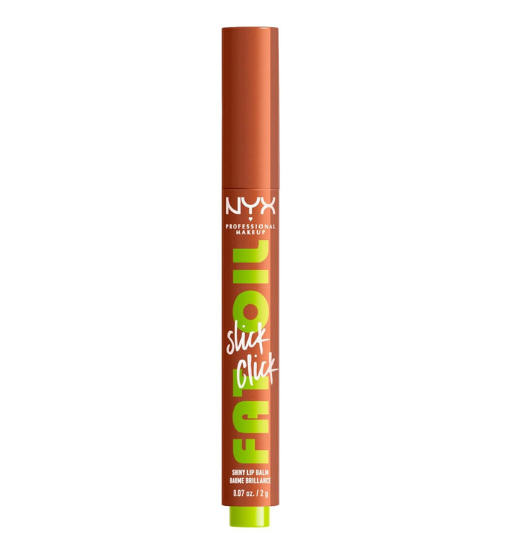 NYX PROFESSIONAL MAKEUP Fat Oil Slick Click, Lightweight, Buildable, Pigmented Vegan Lip Balm