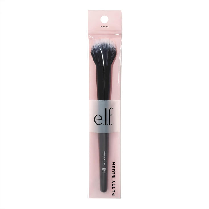 e.l.f. Putty Blush Brush, Vegan Makeup Tool, Flawlessly Applies Putty & Cream Formulas, Creates Airbrushed Effect