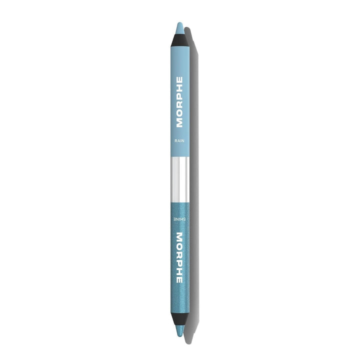 Morphe Bi-Liner Dual-Ended Gel Eyeliner Pencil - Matte &amp; Metallic Eye Liner Duo with Long Lasting Waterproof Color for Precise and Smoked Eye Makeup Looks