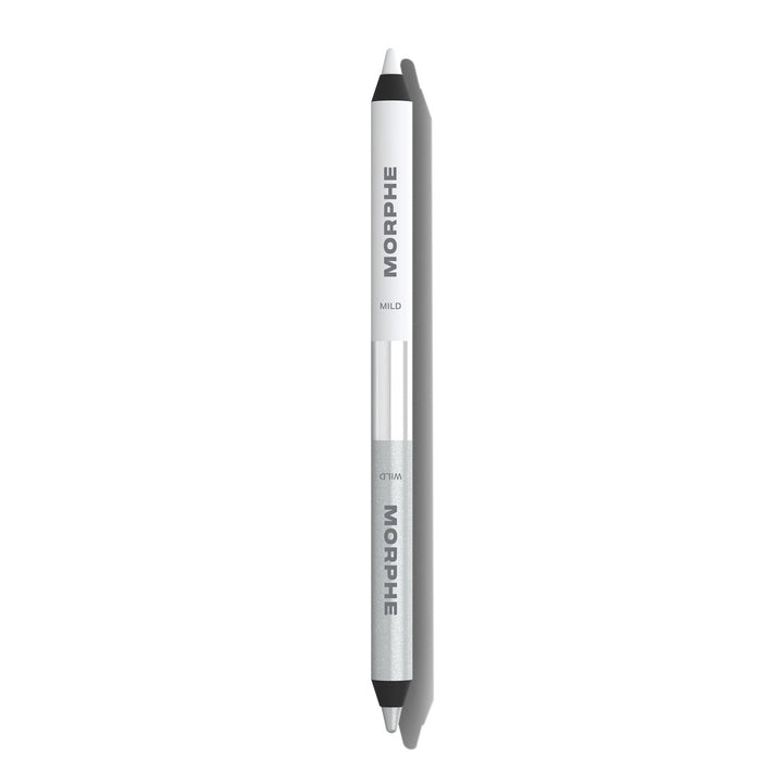 Morphe Bi-Liner Dual-Ended Gel Eyeliner Pencil - Matte &amp; Metallic Eye Liner Duo with Long Lasting Waterproof Color for Precise and Smoked Eye Makeup Looks