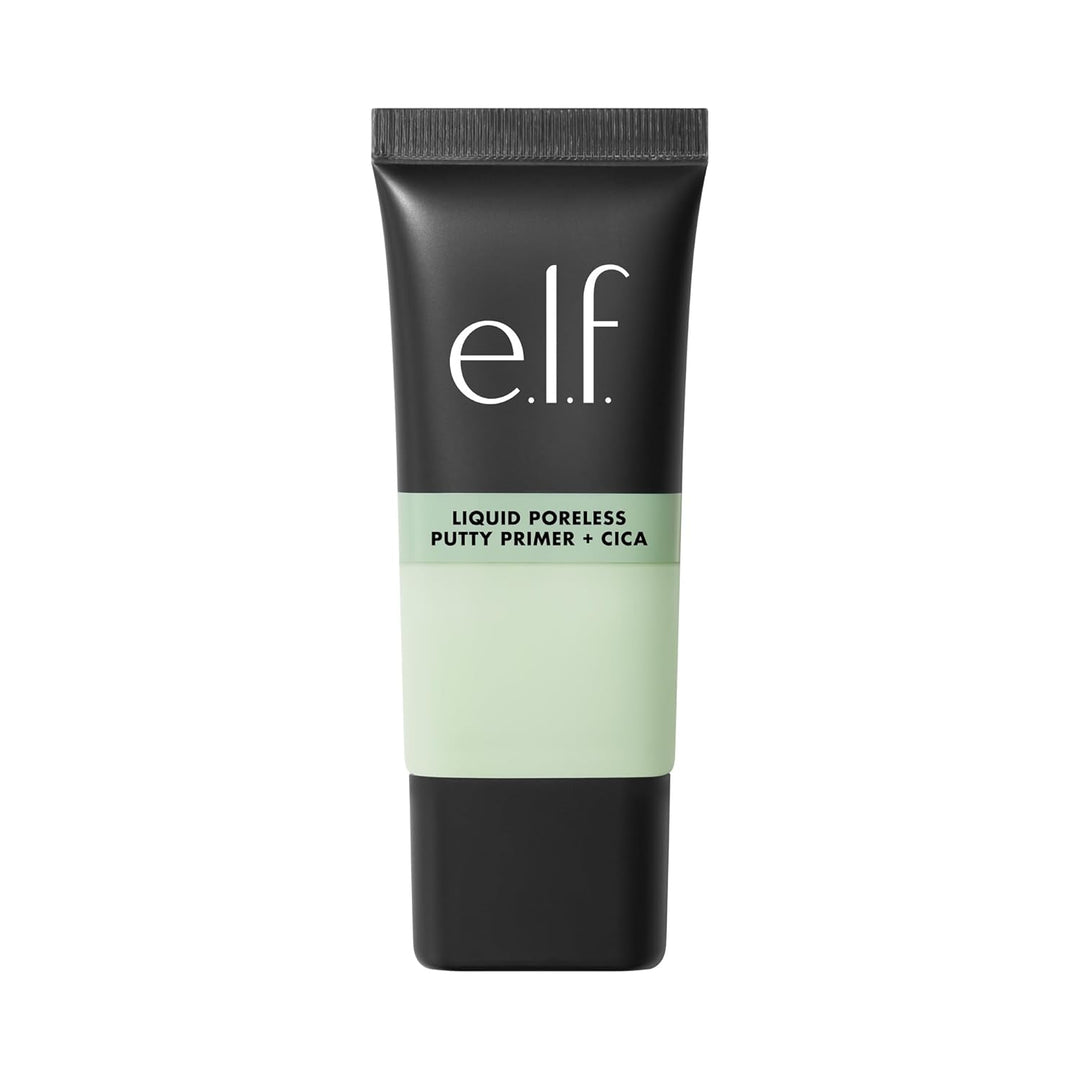 e.l.f. Liquid Poreless Putty Primer + Cica, Face Primer For Gripping Makeup, Visibly Reducing Redness & Soothing Skin, Vegan & Cruelty-Free - Cica
