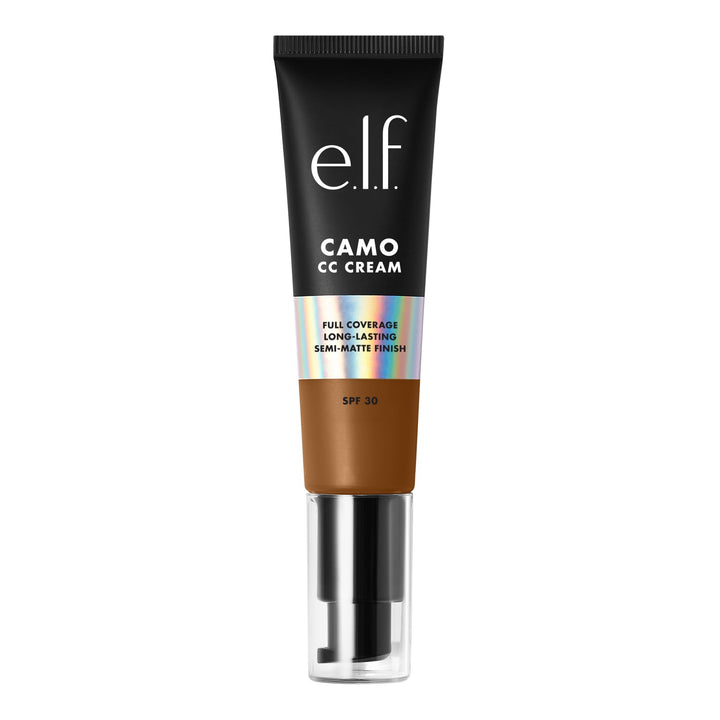 e.l.f. Camo CC Cream, Color Correcting Medium-To-Full Coverage Foundation with SPF 30, Light 210 N, 1.0 Oz (30g)
