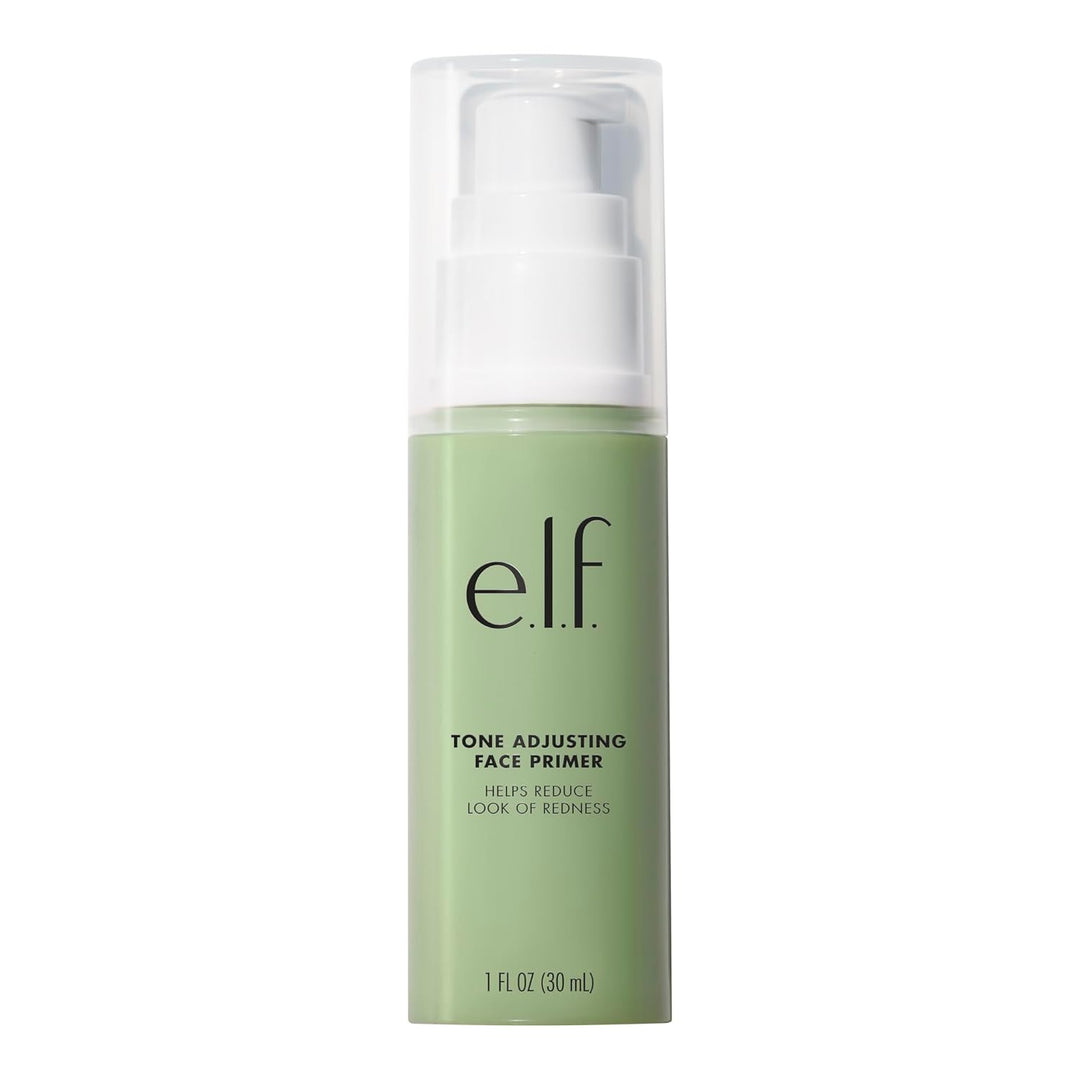 e.l.f. Tone Adjusting Face Primer, Makeup Primer For Neutralizing Uneven Skin Tones &amp; Redness, Grips Makeup To Last, Vegan &amp; Cruelty-free