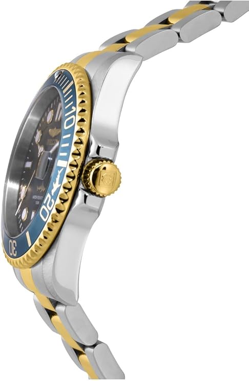 Invicta Mens Pro Diver Quartz Watch, Two Tone, 30021