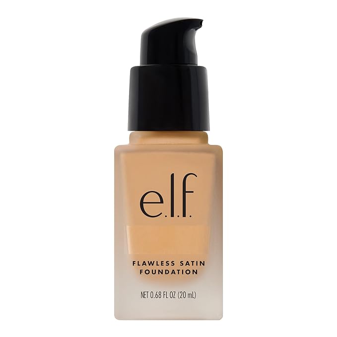 e.l.f. Flawless Finish Foundation, Improves Uneven Skin Tone, Lightweight, Medium Coverage & Semi-Matte, Vegan & Cruelty-Free, 0.68 Fl Oz