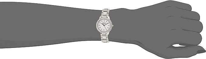 Fossil Women's Silver Dial Stainless Steel Band Watch - ES2362