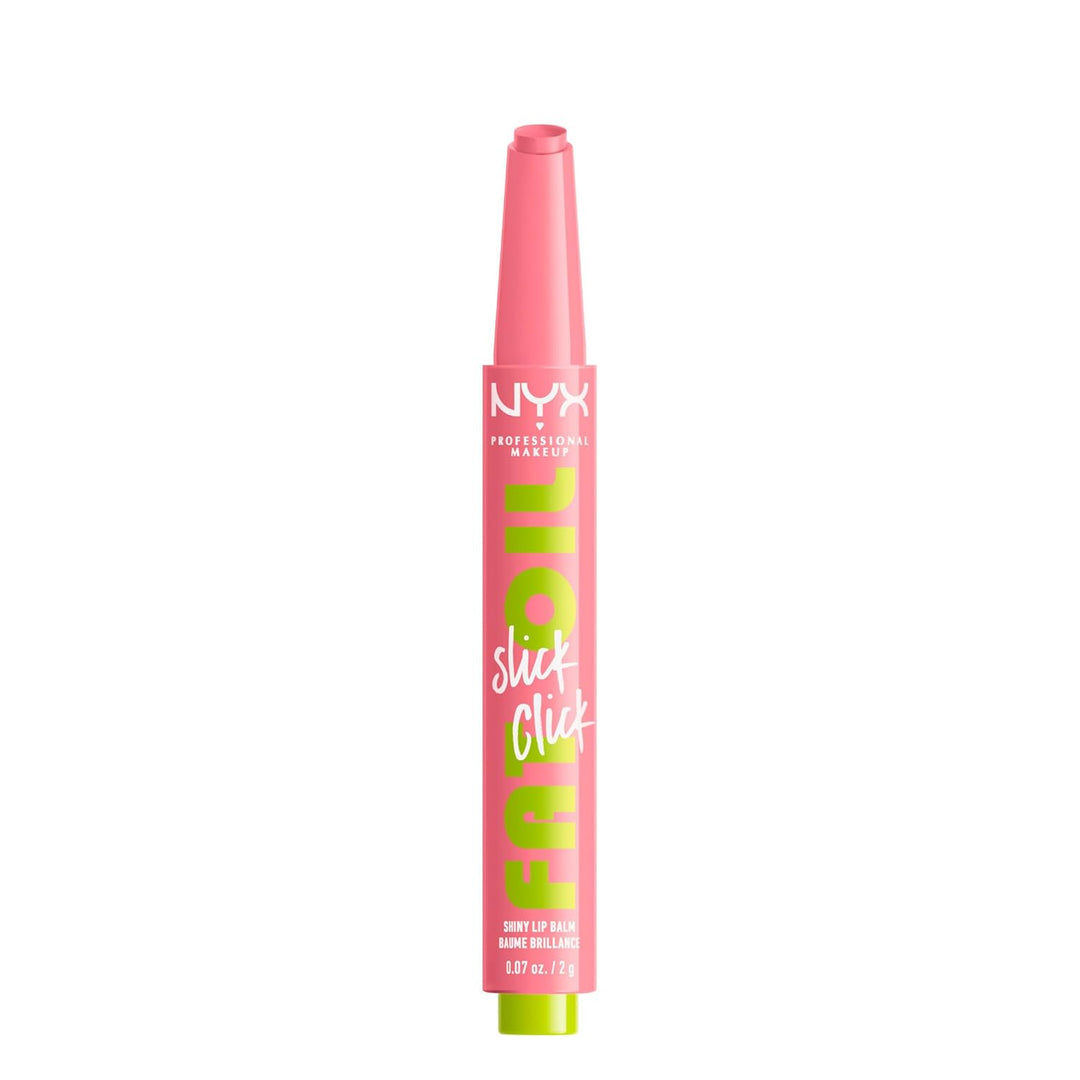 NYX PROFESSIONAL MAKEUP Fat Oil Slick Click, Lightweight, Buildable, Pigmented Vegan Lip Balm