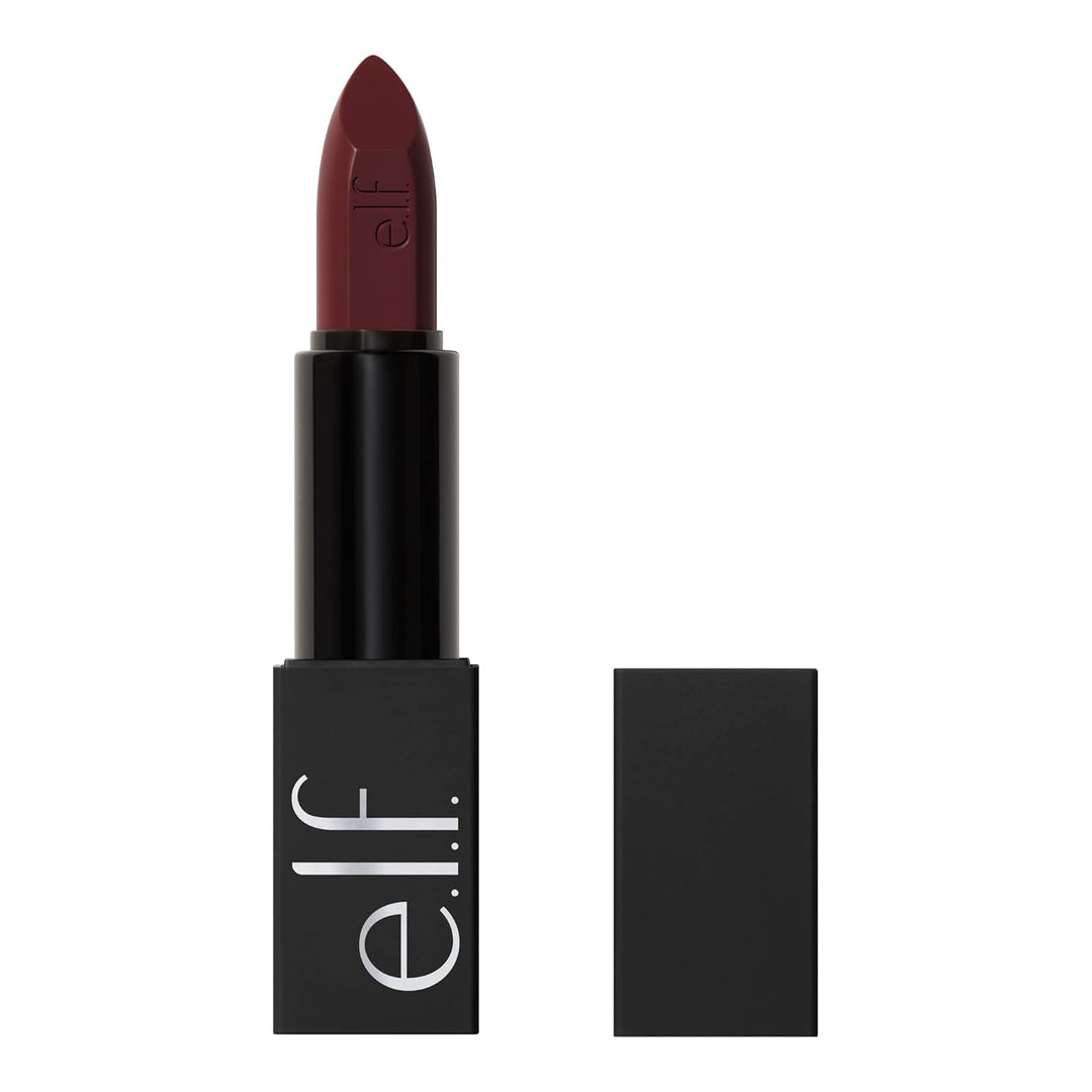 e.l.f. O Face Satin Lipstick, Richly Pigmented, Nourishing &amp; Long-Lasting Creamy Lipstick, Infused With Jojoba, Vegan &amp; Cruelty-Free, Own It