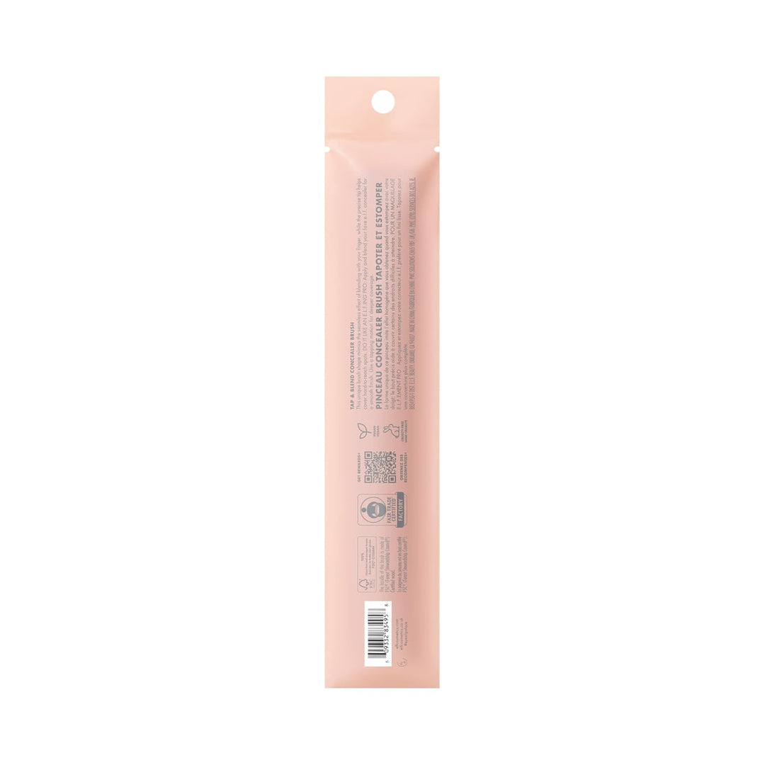 e.l.f. Tap & Blend Concealer Brush, Covers Blemishes & Dark Spots For An Airbrushed Finish With A Precision Tip, Synthetic, Vegan, & Cruelty-Free