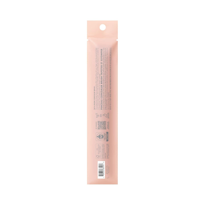 e.l.f. Tap & Blend Concealer Brush, Covers Blemishes & Dark Spots For An Airbrushed Finish With A Precision Tip, Synthetic, Vegan, & Cruelty-Free