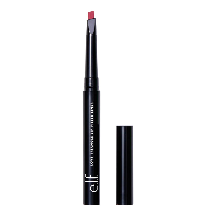 e.l.f. Love Triangle Lip Filler Liner, 2-in-1 Lipliner Pencil For Sculpting &amp; Filling, Long-Lasting Intense Color, Vegan &amp; Cruelty-Free
