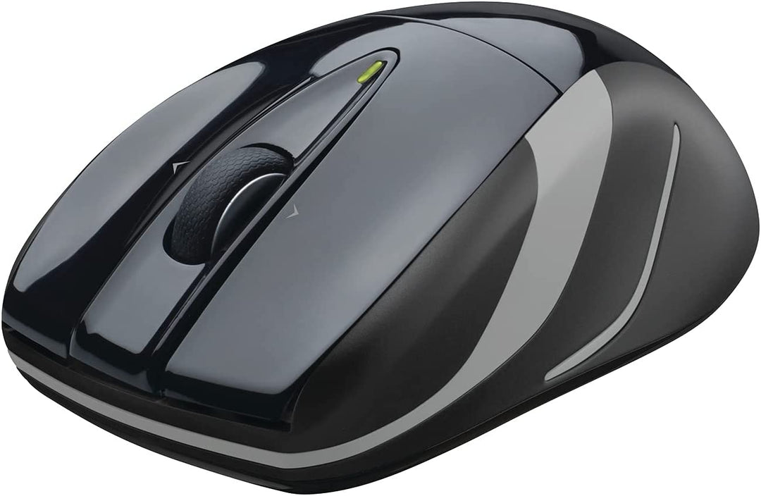 Logitech M525 Wireless Mouse – Long 3 Year Battery Life, Ergonomic Shape Black/Gray - 3alababak