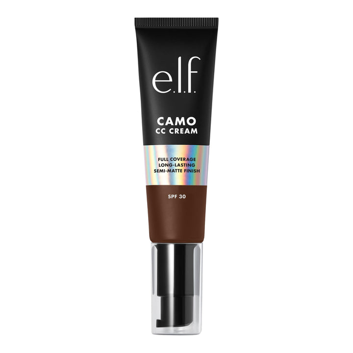 e.l.f. Camo CC Cream, Color Correcting Medium-To-Full Coverage Foundation with SPF 30, Light 210 N, 1.0 Oz (30g)