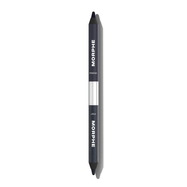 Morphe Bi-Liner Dual-Ended Gel Eyeliner Pencil - Matte &amp; Metallic Eye Liner Duo with Long Lasting Waterproof Color for Precise and Smoked Eye Makeup Looks