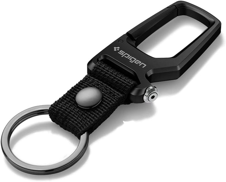 Spigen Life Carabiner Key Ring Clip, Car Keychain Clip, Bottle Opener Key Chain Ring for Men and Women