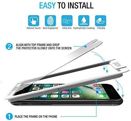 Maxboost Screen Protector, Tempered Glass Screen Protector, Compatible with iPhone 7 Plus/iPhone 6S Plus / 6 Plus - 3alababak