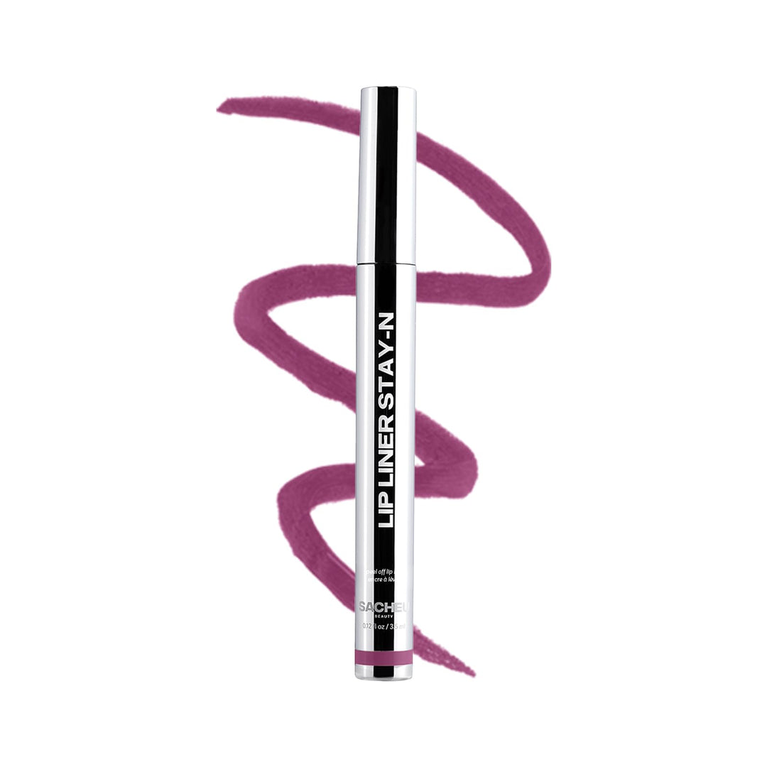 Sacheu Lip Liner STAY-N Peel Off Lip Stain — Long Lasting Matte Lip Tattoo Transfer Proof Lipstain Infused with Hyaluronic Acid &amp; Vitamin E for All Skin Types — Vegan &amp; Cruelty-Free