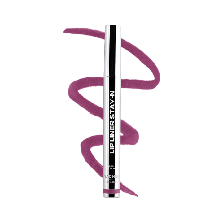 Sacheu Lip Liner STAY-N Peel Off Lip Stain — Long Lasting Matte Lip Tattoo Transfer Proof Lipstain Infused with Hyaluronic Acid &amp; Vitamin E for All Skin Types — Vegan &amp; Cruelty-Free