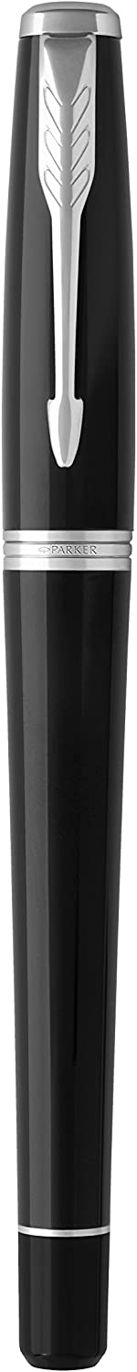 Parker Urban Fountain Pen, London Cab Black, Medium Nib with Blue Ink Refill (1931604),Black Cab - 3alababak