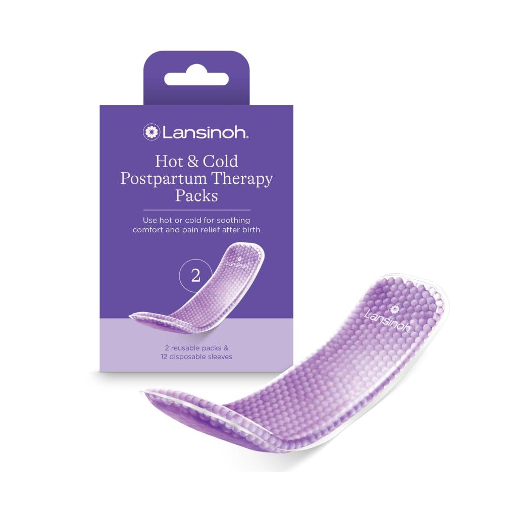 Lansinoh Hot &amp; Cold Postpartum Therapy Packs Disposable Sleeve Refill, 24 Count