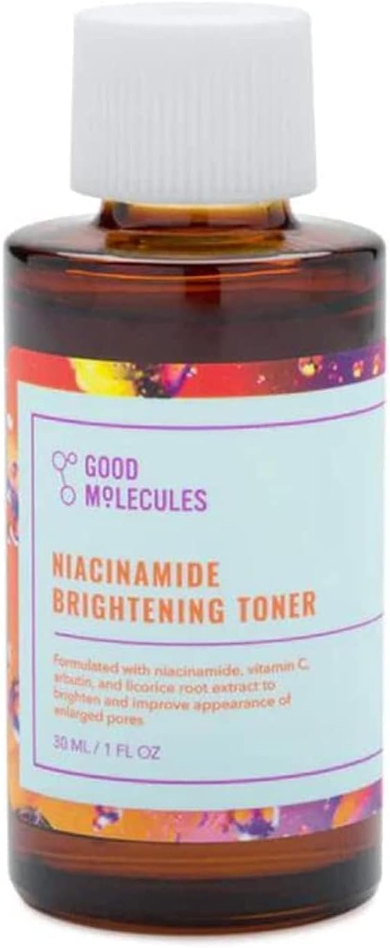 Good Molecules Niacinamide Brightening Toner - Toner for Face with Niacinamide and Arbutin for Skin Tone Balancing- Pore Minimizer, Skin Care for Face