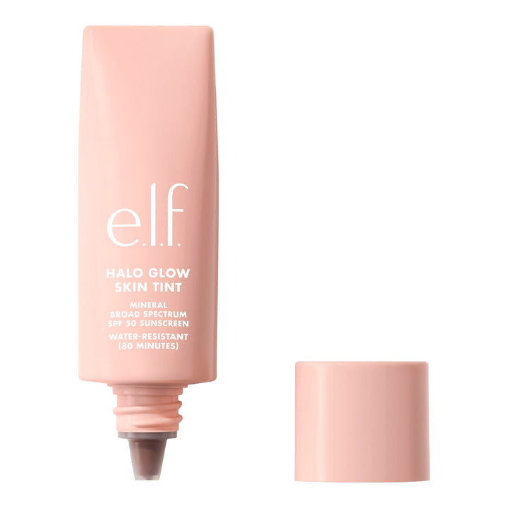 e.l.f. Halo Glow Skin Tint SPF 50, Tinted Moisturizer For Light, Buildable Coverage, Creates A Natural Glow, Vegan & Cruelty-Free