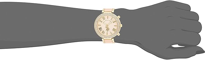 U.S. Polo Assn. Women's USC40063 Gold­ Tone and Pink Bracelet Watch