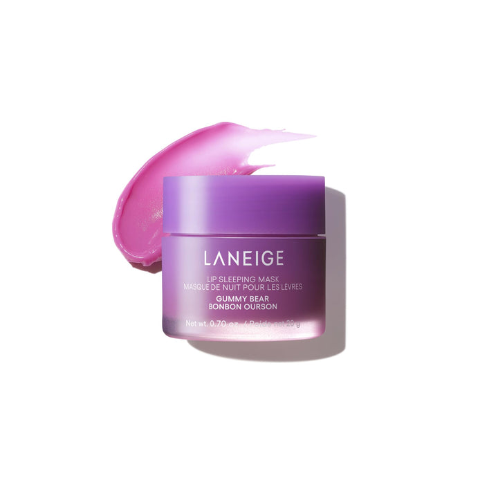 LANEIGE Lip Sleeping Mask: Korean Overnight Treatment For Dry Lips | Hydrating &amp; Nourishing Overnight Lip Treatment Mask with Vitamin C, Shea &amp; Murumuru Seed Butter
