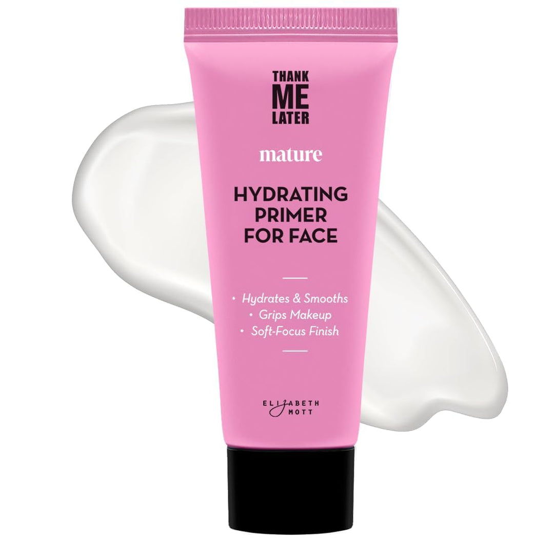 Elizabeth Mott Thank Me Later Glow Enhancer - Hydrating Face Primer &amp; Highlighter for Radiant Skin, Vegan &amp; Cruelty-Free, No Sulfates, Parabens, or Phthalates  - 30g