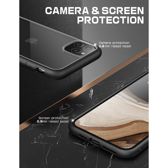 Supcase iPhone 11 Pro 5.8 inch Unicorn Beetle Style Clear Case- Black