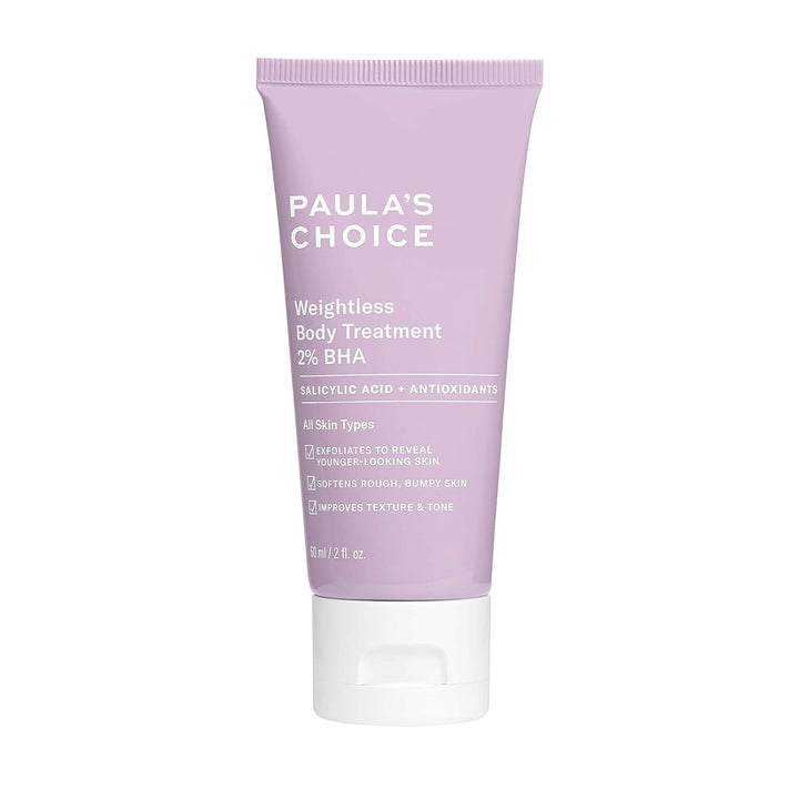Paula's Choice Weightless Body Treatment 2% BHA, Salicylic Acid Exfoliant, Moisturizer for Keratosis Pilaris (KP) Prone Skin & Clogged Pores, Fragrance-Free & Paraben-Free