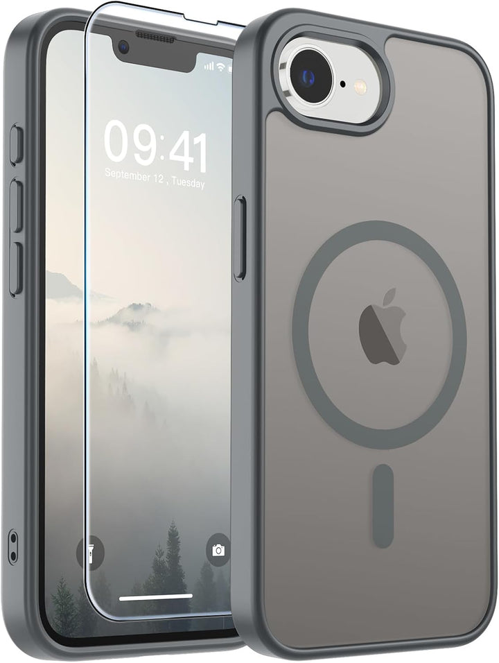 جراب SUPFINE مغناطيسي لهاتف iPhone 18 Pro Max / 17 Pro Max متوافق مع MagSafe، غطاء للتحكم في الكاميرا، غطاء سيليكون فاخر مقاوم للصدمات والسقوط لهاتف 18 Pro Max