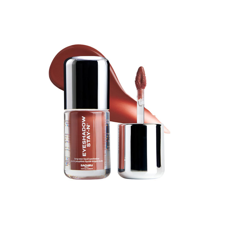 Sacheu Liquid Eyeshadow STAY-N, Buildable &amp; Blendable Creamy &amp; pigment-packed vegan formula, longwear, crease-proof, no fallout, infused with hyaluronic acid