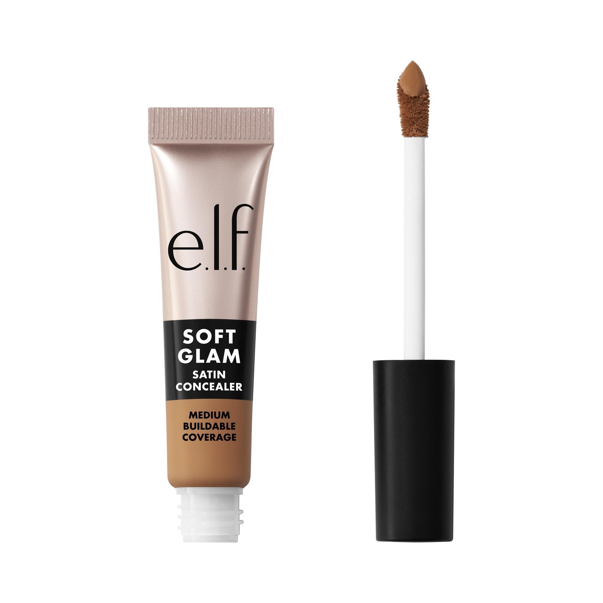 e.l.f. Soft Glam Satin Concealer, Medium Coverage For Blemishes & Under-Eye, Crease-Resistant, Long Lasting, Vegan & Cruelty-Free