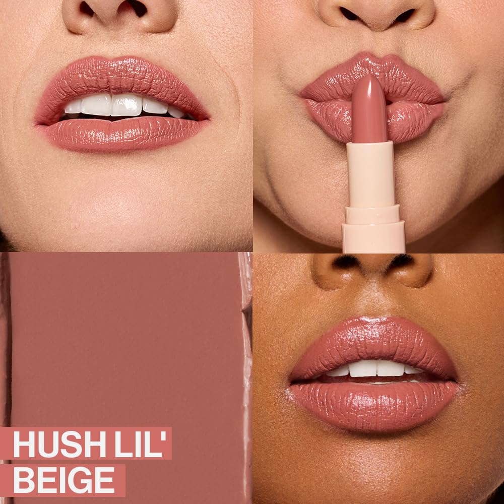 wet n wild Mega Last Rich Satin Lip Color, Rich Creamy Color with Satin Finish, Infused with Vitamin E &amp; Moisturizing Argan Oil, Lightweight, Silky-Smooth, Vegan &amp; Cruelty-Free