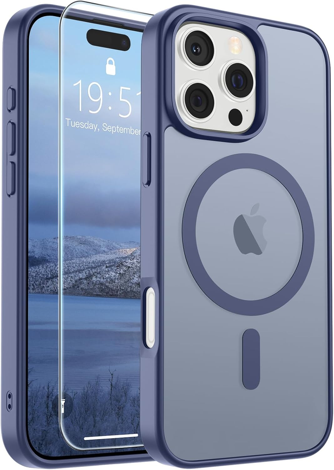 جراب SUPFINE مغناطيسي لهاتف iPhone 18 Pro Max / 17 Pro Max متوافق مع MagSafe، غطاء للتحكم في الكاميرا، غطاء سيليكون فاخر مقاوم للصدمات والسقوط لهاتف 18 Pro Max