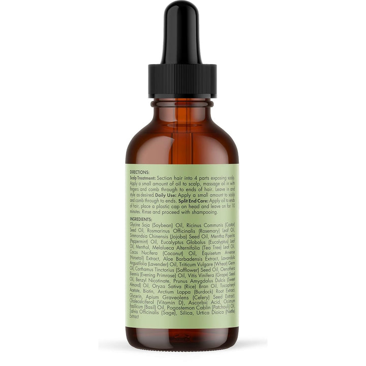 Mielle Organics Rosemary Mint Hair Oil with Biotin, 2 oz