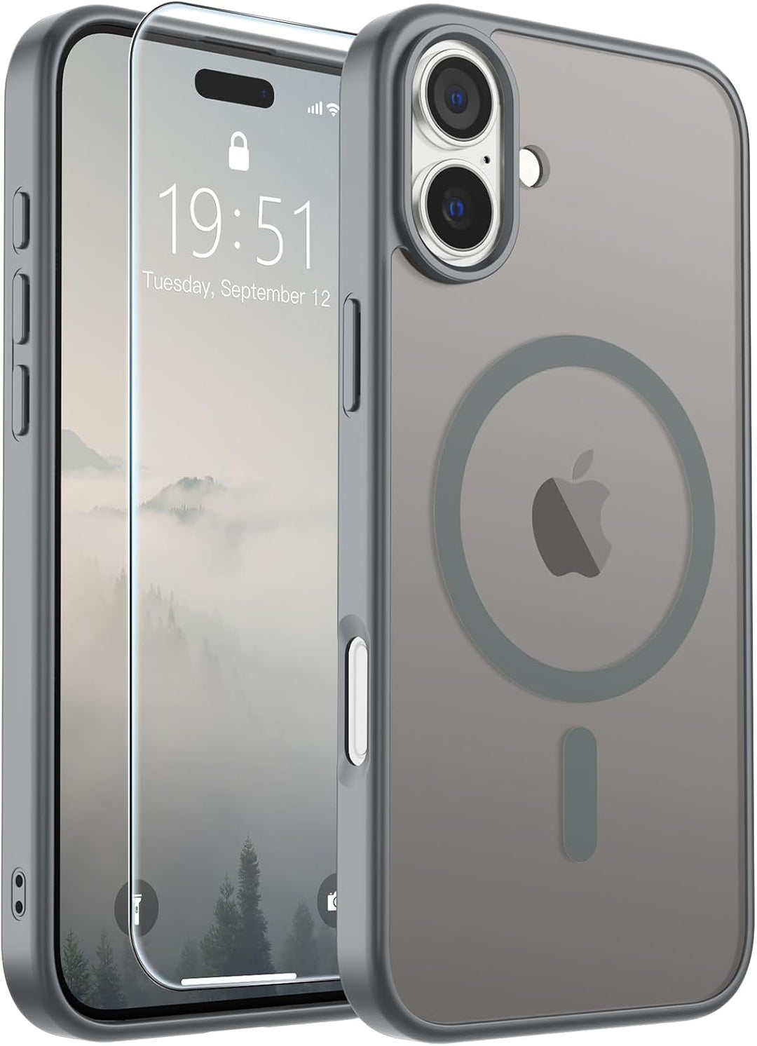 جراب SUPFINE مغناطيسي لهاتف iPhone 18 Pro Max / 17 Pro Max متوافق مع MagSafe، غطاء للتحكم في الكاميرا، غطاء سيليكون فاخر مقاوم للصدمات والسقوط لهاتف 18 Pro Max