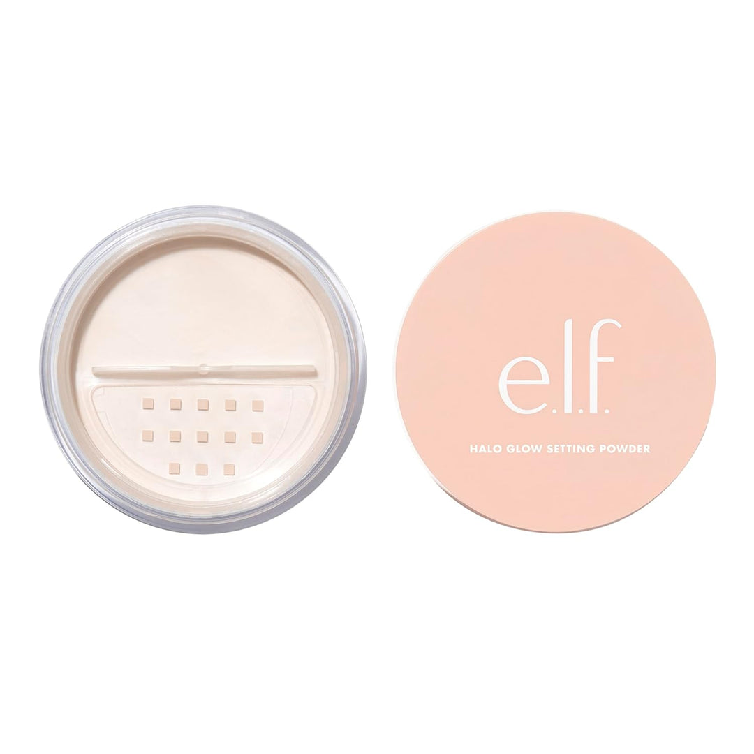 e.l.f. Halo Glow Soft Focus Setting Powder, Silky Setting Powder For Creating Soft Glow Without Shine, Smooths Pores & Lines