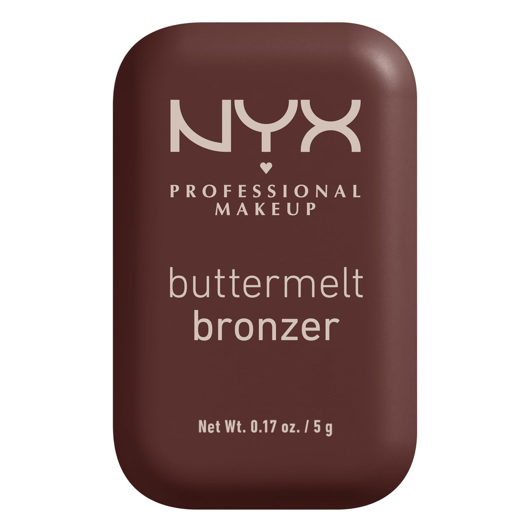 NYX PROFESSIONAL MAKEUP Matte Buttermelt Bronzer, Longwear Face Makeup with Up to 12 Hours of Wear, Vegan Formula 0.17 Ounce